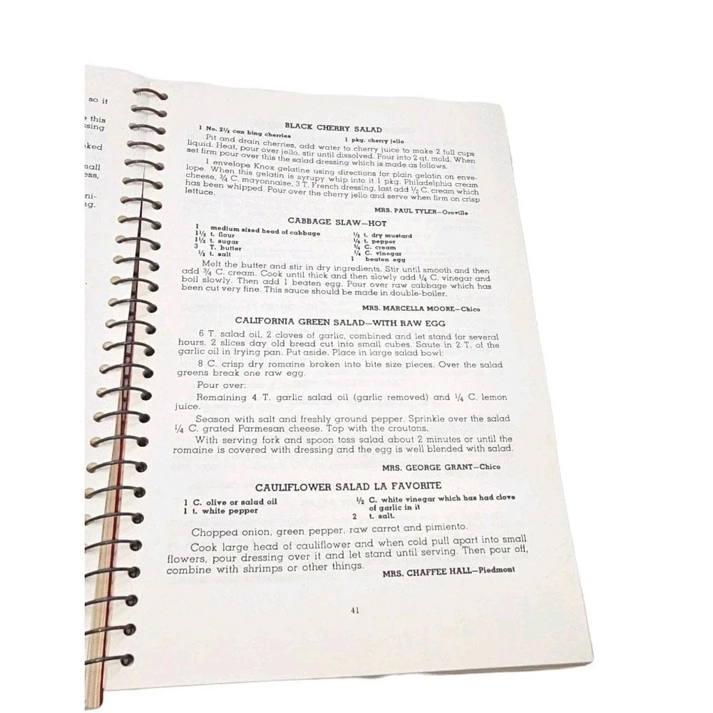 Four'N Twenty Blackbirds‎ California Game Cookery Ringbound Community Cookbook